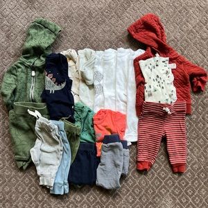 3 month baby boy fall clothes bundle